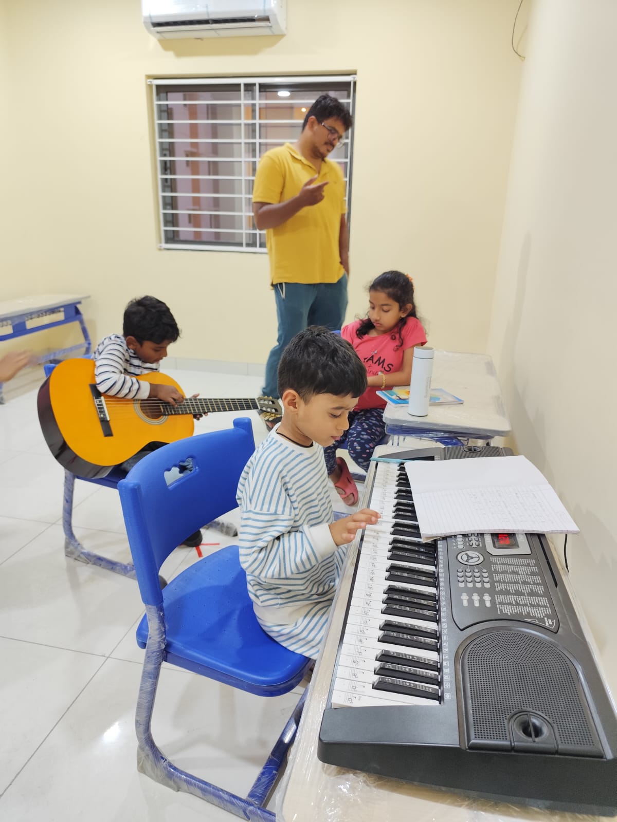 Piano with Sheet Music